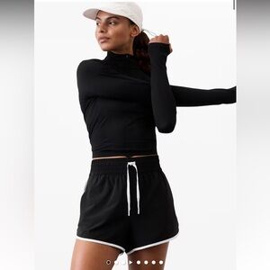 Athleta Weekender High Rise 3” Inseam Stripe Run Short